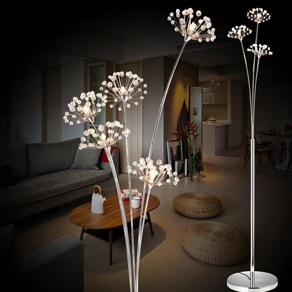 Modern Art Dandelion LED Floor Lamp