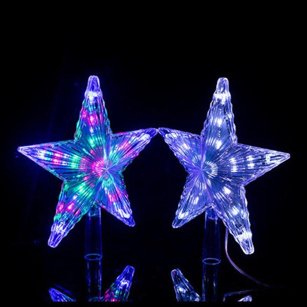 Tree Decoration Stars Light Shining