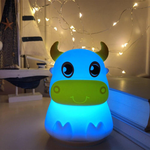 Cute Cow LED Night Light Touch Sensor