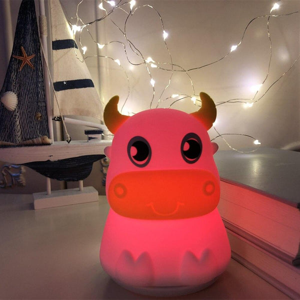 Cute Cow LED Night Light Touch Sensor