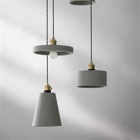 Nordic Industrial Cement Droplight