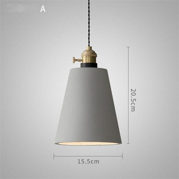 Nordic Industrial Cement Droplight