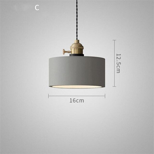 Nordic Industrial Cement Droplight