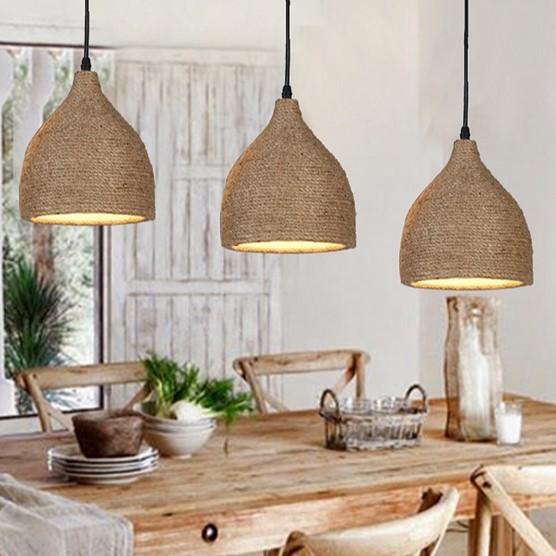 Loft Decor Hemp Rope Droplight