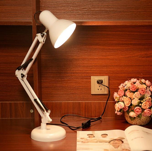 Long Swing Arm Adjustable Desk Lamps