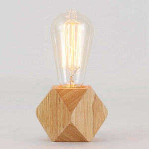 Light Modern Wooden Desk Lamp