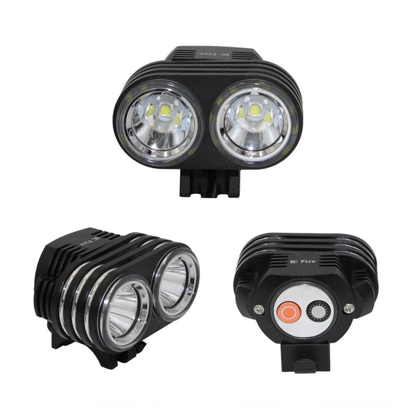 2500LM 2x XM-L2 LED Bicycle Flashlight