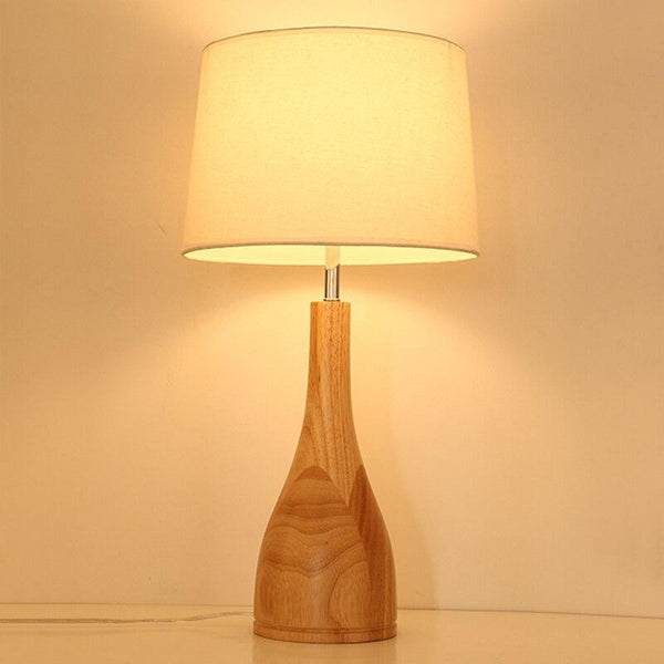 Simple Nordic Floor Lamp Wood Leg